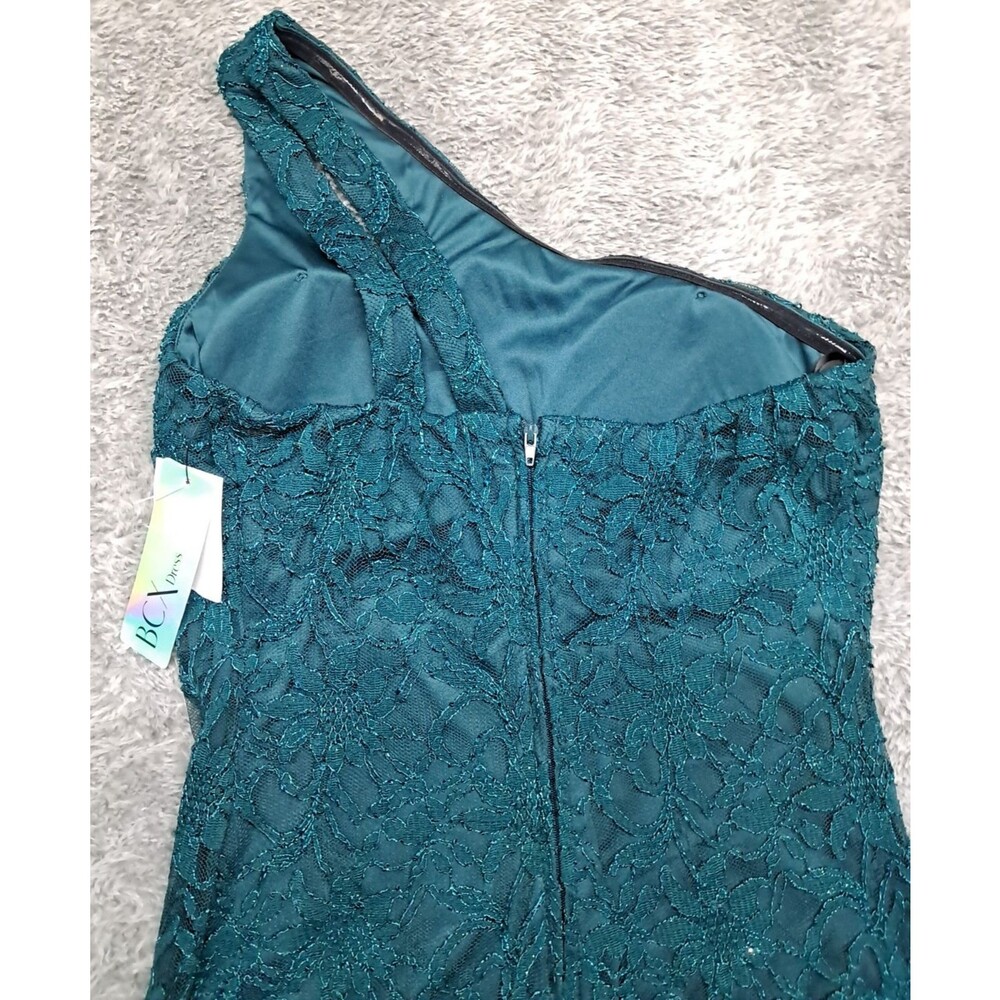 New Bcx Womens Sz 3  One Shoulder Short Dress Mini Form Fitting Dance Prom - Picture 9 of 14